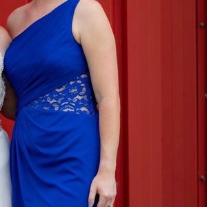 Blue Bridesmaids Dress Davids Bridal